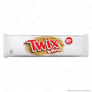 Twix White Snack con Biscotto e Caramello Ricoperto di Cioccolato