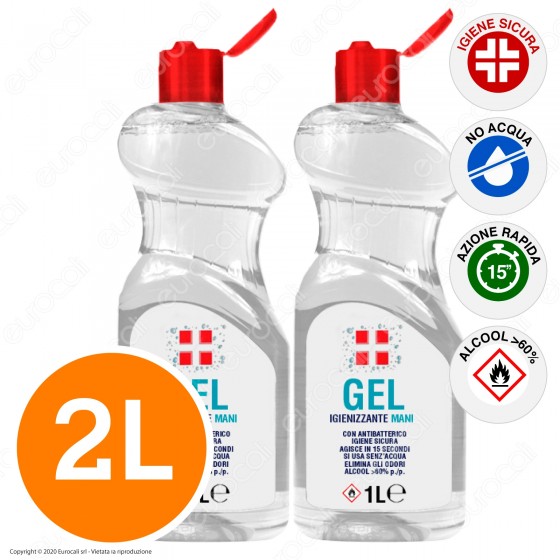 Gel Alcolico Igienizzante Mani con Antibatterico Efficace Contro Gel Alcolico Igienizzante Mani con Antibatterico Efficace Contro
