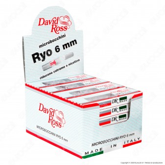 David Ross Microbocchini Ryo 6mm in plastica riutilizzabili per