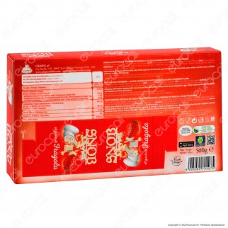 Confetti Crispo Snob con Mandorle Tostate Gusto Fragola - Confezione
