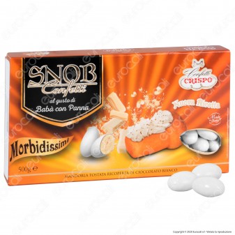 Confetti Crispo Snob con Mandorle Tostate Gusto Babà con Panna -