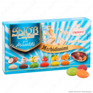 Confetti Crispo Snob con Mandorle Tostate Gusti Assortiti -