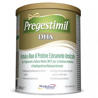 Pregestimil DHA Formula Ipoallergenica per Lattanti con Maldigestione