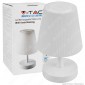 V-Tac VT-7515 Lampada da Tavolo LED 4W Touch Dimmerabile Colore Bianco a Batteria Ricaricabile - SKU 8930 [TERMINATO]