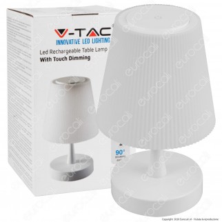 V-Tac VT-7515 Lampada da Tavolo LED 4W Touch Dimmerabile Colore