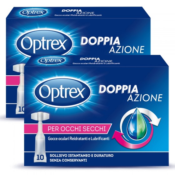 Kit Optrex Doppia Azione Gocce Reidratanti e Lubrificanti Kit Optrex Doppia Azione Gocce Reidratanti e Lubrificanti
