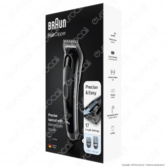 Braun HC5050 Tagliacapelli, Regolabarba Uomo e Rasoio Elettrico Barba