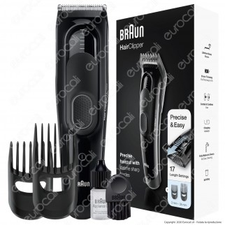 Braun HC5050 Tagliacapelli, Regolabarba Uomo e Rasoio Elettrico Barba