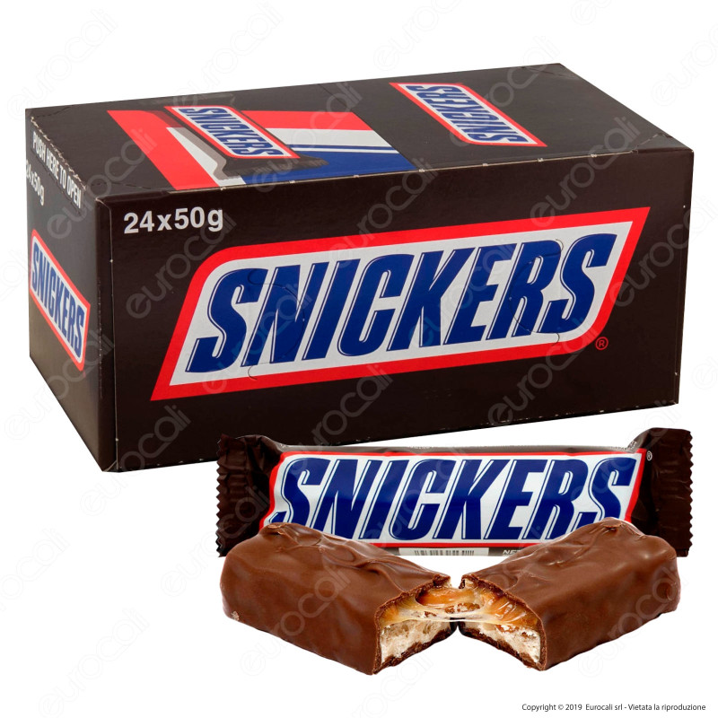 Snickers Snack con Arachidi Croccanti e Caramello Ricoperto di