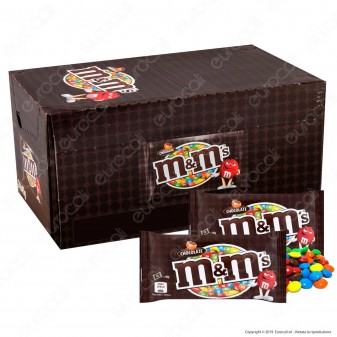 M&M's Choco Confetti con Morbido Cioccolato - Box con 24 Bustine da