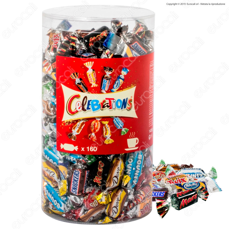 Celebrations Miniatures Cioccolatini Misti da 1435g - Confezione da