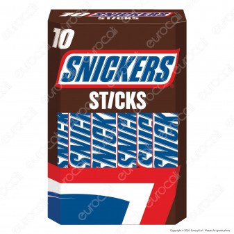 Snickers Sticks Snack con Arachidi Croccanti e Caramello Ricoperto di