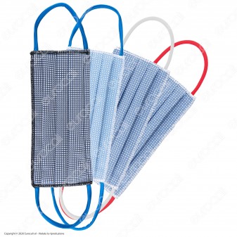 10 Mascherine Lavabili Sartoriali Boccadamo Sterilizzabili in Cotone