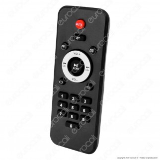 V-Tac Audio VT-6207-2 Soundor 6x2 Cassa Attiva 30W Bluetooth Karaoke