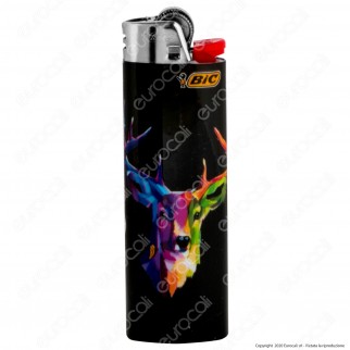 Bic Maxi J26 Grande Fantasia Forest Animals - Box da 50 Accendini