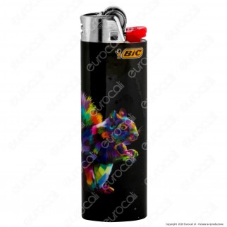 Bic Maxi J26 Grande Fantasia Forest Animals - Box da 50 Accendini