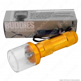 Grinder Tritatabacco Elettrico Buddies in Alluminio [TERMINATO]