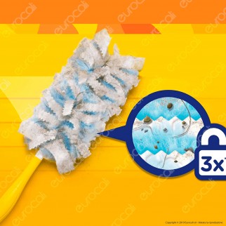 Starter Kit Swiffer Duster XXL, Spolverino Maxi Catturapolvere con 2 Piumini di Ricambio