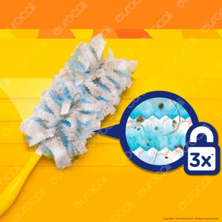 Swiffer Kit Limited Edition Scopa con 8 panni catturapolvere e Manico Duster con 1 Piumino