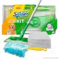 Immagine 1 - Swiffer Kit Limited Edition Scopa con 8 panni catturapolvere e Manico Duster con 1 Piumino