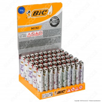 Bic Mini J25 Piccolo Fantasia Countries - Box da 50 Accendini