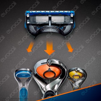 Gillette Fusion ProGlide Lamette Di Ricambio Per Rasoio Maxi Formato Risparmio - Confezione da 9 Ricariche