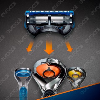 Gillette Fusion ProGlide Lamette Di Ricambio Per Rasoio Maxi Formato Risparmio - Confezione da 9 Ricariche