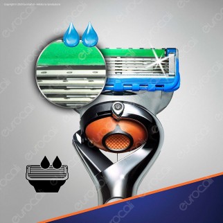 Gillette Fusion ProGlide Power Chrome Rasoio Da Uomo Con Tecnologia FlexBall