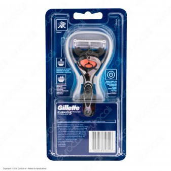 Gillette Fusion ProGlide Power Chrome Rasoio Da Uomo Con Tecnologia FlexBall