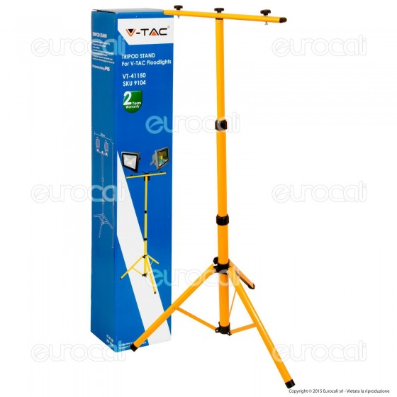 V-Tac VT-41150 Supporto Treppiede per Fari LED - SKU 9104 V-Tac VT-41150 Supporto Treppiede per Fari LED - SKU 9104