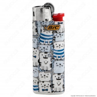 Bic Mini J25 Piccolo Fantasia Doodle Cats - Box da 50 Accendini