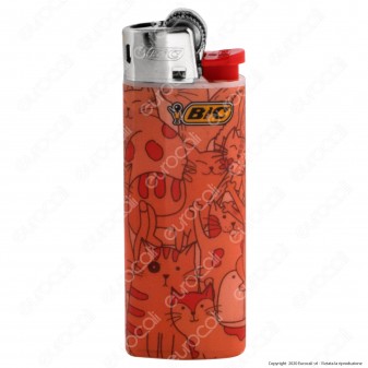Bic Mini J25 Piccolo Fantasia Doodle Cats - Box da 50 Accendini