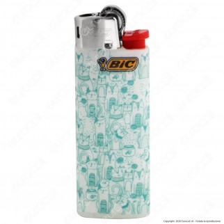 Bic Mini J25 Piccolo Fantasia Doodle Cats - Box da 50 Accendini