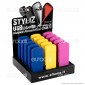 E-Flame Accendino USB Antivento Ricaricabile - Box da 15 Accendini (Blu - Giallo - Rosa) [TERMINATO]