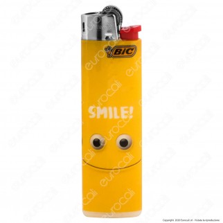 Bic Slim J23 Medio Fantasia Yellow Mouths - 5 Accendini