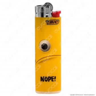 Bic Slim J23 Medio Fantasia Yellow Mouths - 5 Accendini