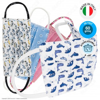 [EBAY] Mascherina Sartoriale per Bambini Boccadamo Kids Multistrato