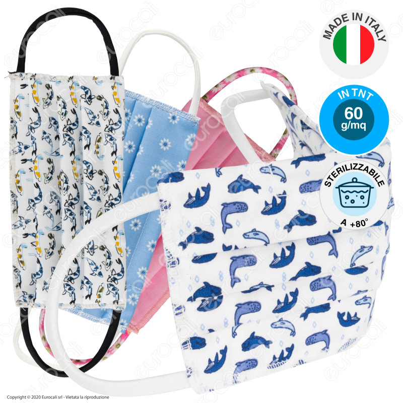 [EBAY] Mascherina Sartoriale per Bambini Boccadamo Kids Multistrato