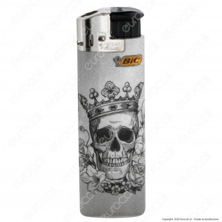 Bic Maxi J38 Elettronico Grande Fantasia Tattoo - Box da 50 Accendini