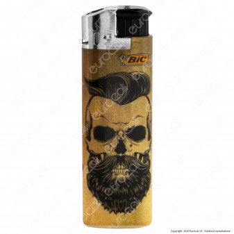 Bic Maxi J38 Elettronico Grande Fantasia Tattoo - Box da 50 Accendini