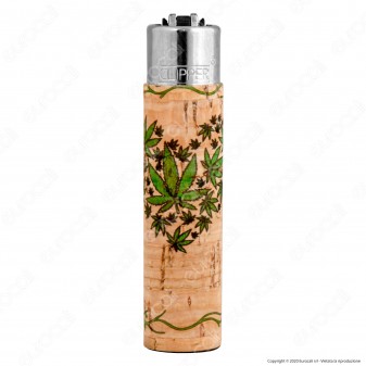 Clipper Large con Rivestimento in Sughero Fantasia Heart Leaf - 1