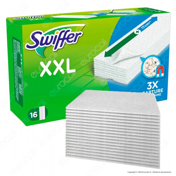 Dry XXL Panni Catturapolvere Confezione da 16 Panni Swiffer