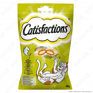 Catisfactions Snack al Tonno per Gatti - Confezione 60g