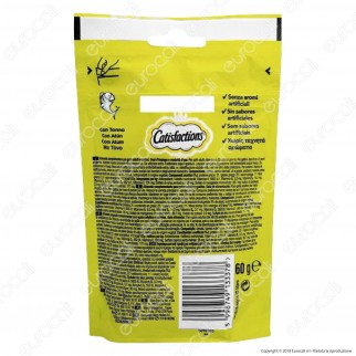 Catisfactions Snack al Tonno per Gatti - Confezione 60g