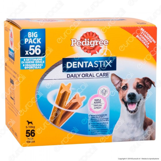 Pedigree Dentastix Small per l'igiene orale del cane - Confezione da Pedigree Dentastix Small per l'igiene orale del cane - Confezione da