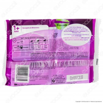 Whiskas Cibo per Gatti Straccetti di Pollo, Salmone, Manzo e Tonno -