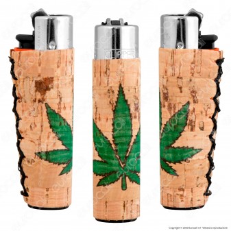 Clipper Large con Rivestimento in Sughero Fantasia Canapa Leaf - 1
