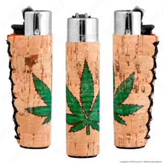 Clipper Large con Rivestimento in Sughero Fantasia Canapa Leaf - 1