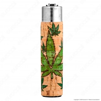 Clipper Large con Rivestimento in Sughero Fantasia Canapa Leaves - 1
