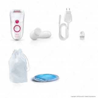 Braun Silk-épil 5 Power 5-329 Epilatore con 3 accessori e spazzola